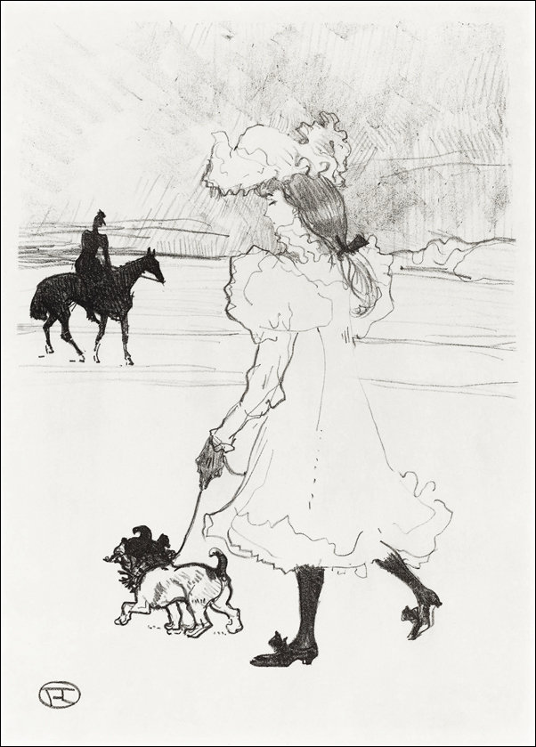 Galeria Plakatu, Plakat, In the Woods, Henri De Toulouse-Lautrec, 61x91,5 cm
