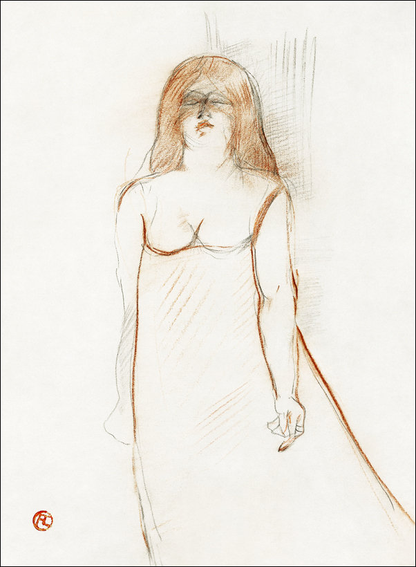 Galeria Plakatu, Plakat, Mademoiselle Cocyte, Henri De Toulouse-Lautrec, 50x70 cm