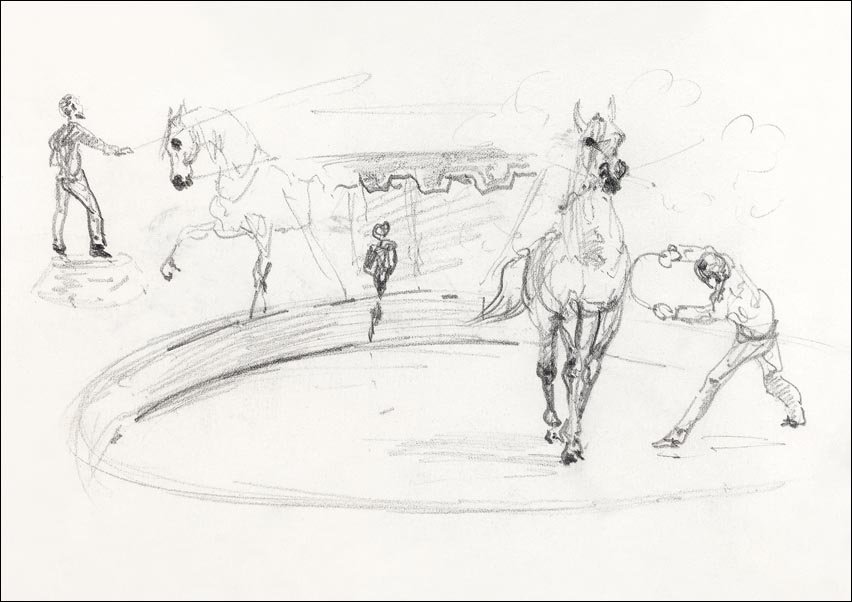 Galeria Plakatu, Plakat, Sketchbook, Henri De Toulouse-Lautrec, 70x50 cm