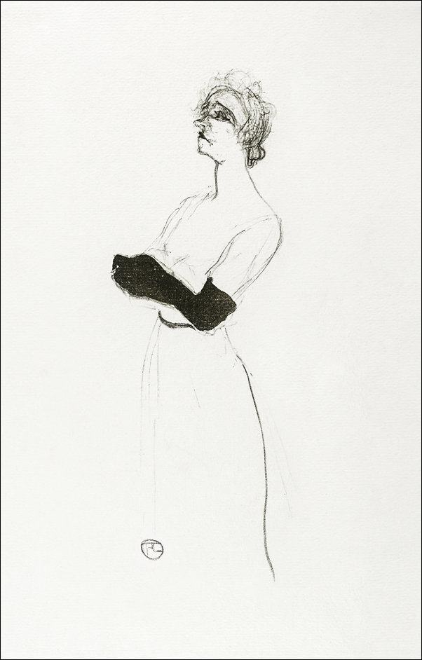 Galeria Plakatu, Plakat, Yvette Guilber, Henri De Toulouse-Lautrec, 50x70 cm