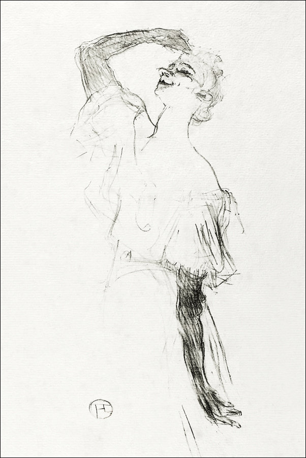 Galeria Plakatu, Plakat, Yvette Guilbert, Henri De Toulouse-Lautrec, 50x70 cm