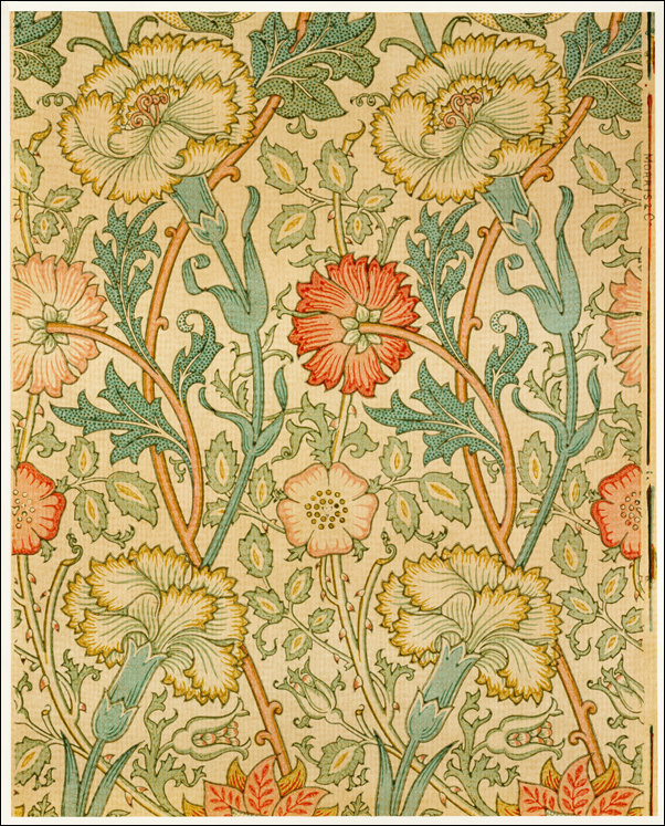 Galeria Plakatu, Plakat, Pink and Rose, William Morris, 40x60 cm