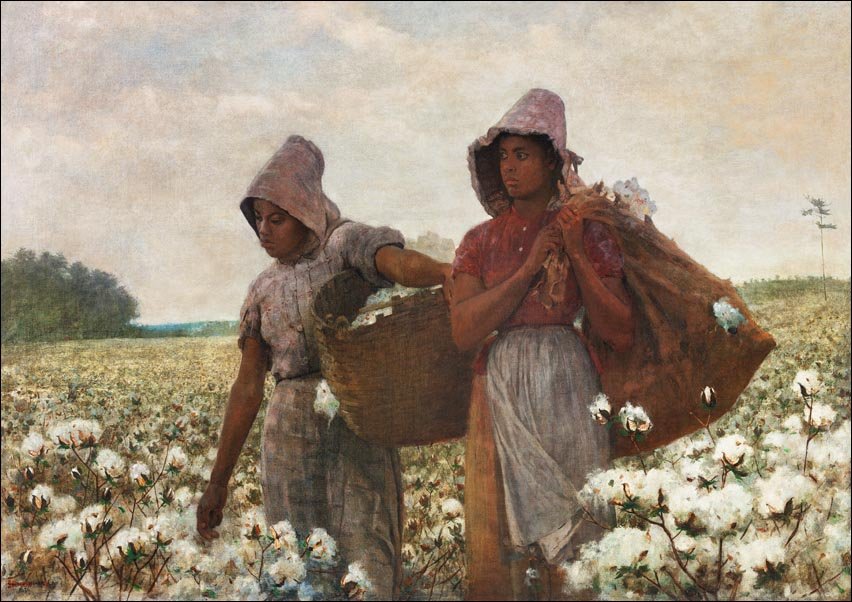 Galeria Plakatu, Plakat, The Cotton Pickers, Winslow Homer, 29,7x21 cm
