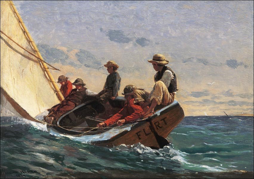 Galeria Plakatu, Plakat, The Flirt, Winslow Homer, 50x40 cm