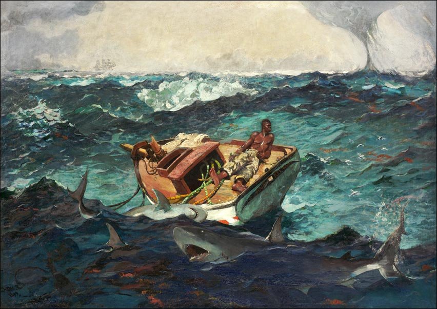 Galeria Plakatu, Plakat, The Gulf Stream, Winslow Homer, 84,1x59,4 cm