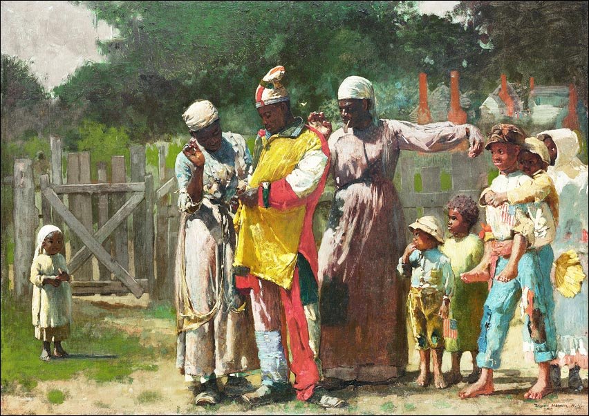 Galeria Plakatu, Plakat, Dressing for the Carnival, Winslow Homer, 91,5x61 cm