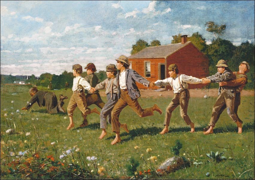 Galeria Plakatu, Plakat, Snap the Whip, Winslow Homer, 80x60 cm
