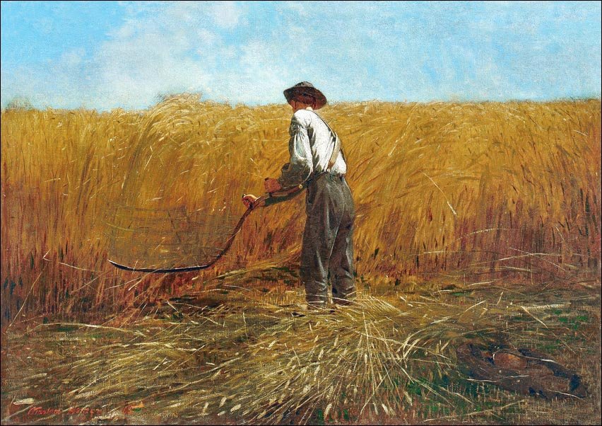 Galeria Plakatu, Plakat, The Veteran in a New Field, Winslow Homer, 29,7x21 cm