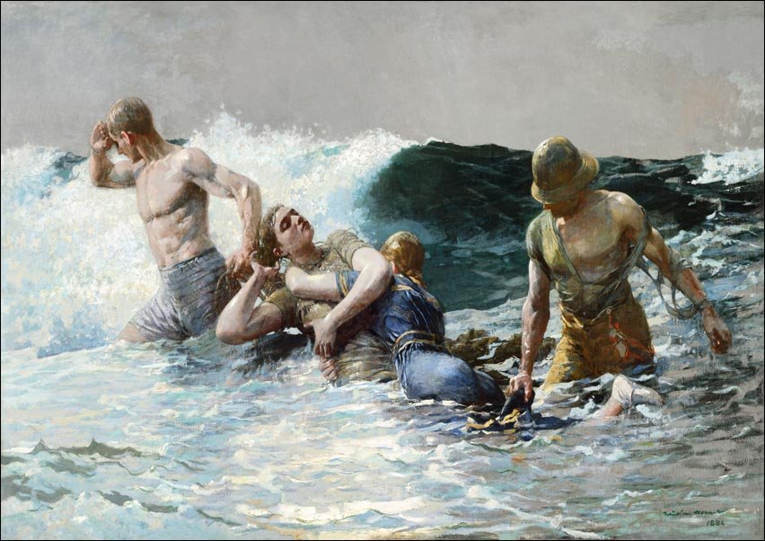 Galeria Plakatu, Plakat, Undertow, Winslow Homer, 80x60 cm