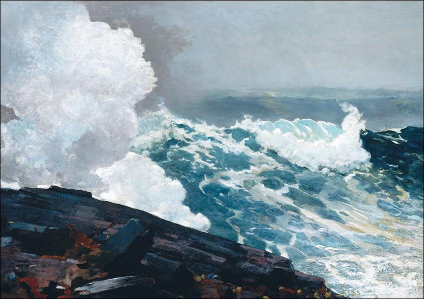 Galeria Plakatu, Plakat, Northeaster, Winslow Homer, 29,7x21 cm