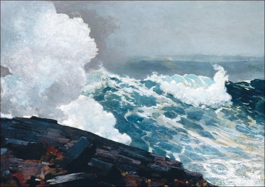 Galeria Plakatu, Plakat, Northeaster, Winslow Homer, 84,1x59,4 cm