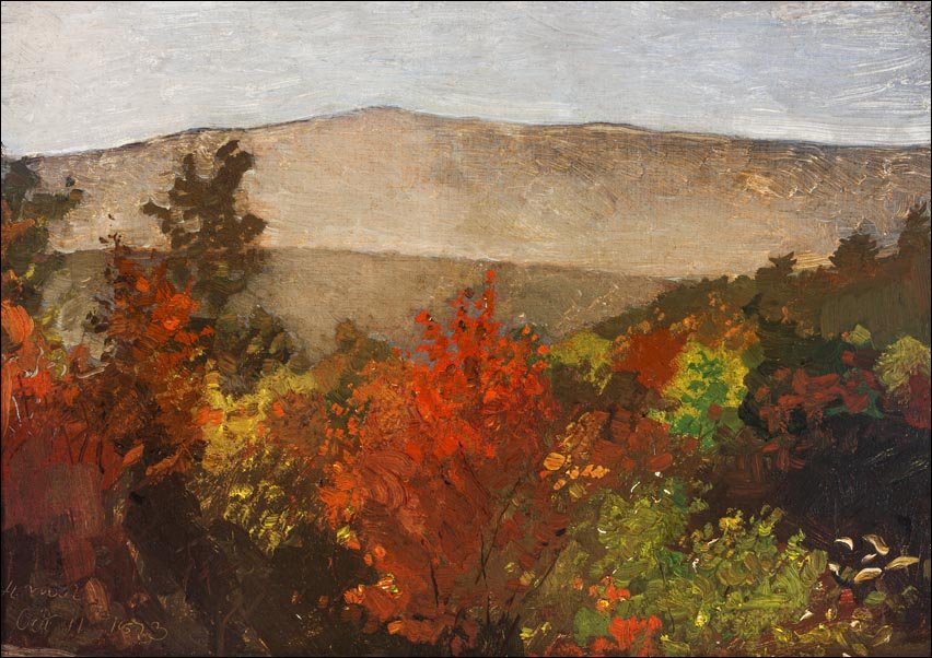 Galeria Plakatu, Plakat, Autumn Treetops, Winslow Homer, 84,1x59,4 cm