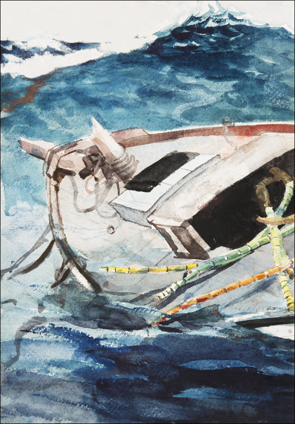 Galeria Plakatu, Plakat, Study for The Gulf Stream, Winslow Homer, 40x50 cm