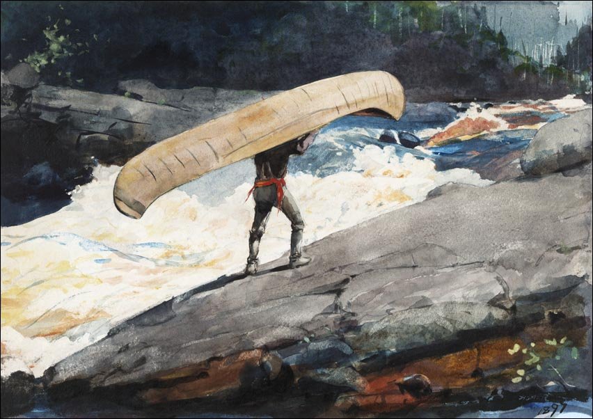Galeria Plakatu, Plakat, The Portage, Winslow Homer, 70x50 cm