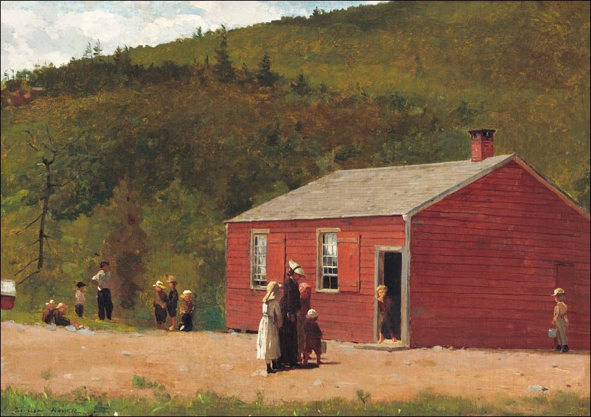 Galeria Plakatu, Plakat, School Time, Winslow Homer, 80x60 cm