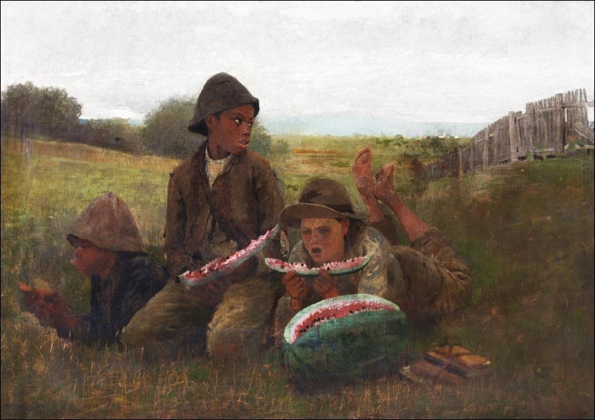 Galeria Plakatu, Plakat, The Watermelon Boys, Winslow Homer, 59,4x42 cm