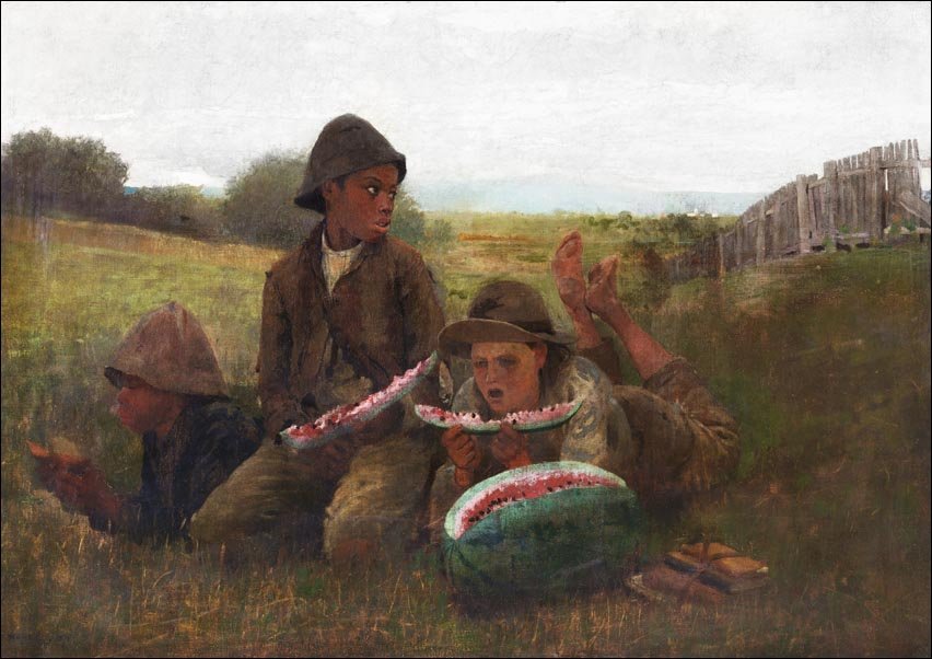 Galeria Plakatu, Plakat, The Watermelon Boys, Winslow Homer, 100x70 cm
