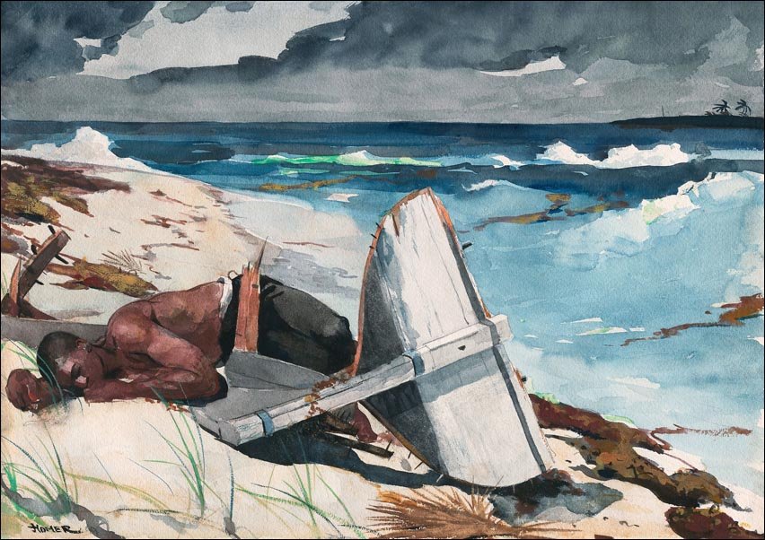 Galeria Plakatu, Plakat, After the Hurricane, Bahamas, Winslow Homer, 91,5x61 cm