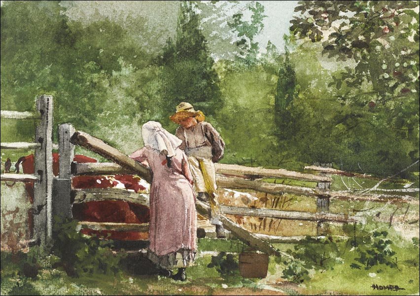 Galeria Plakatu, Plakat, Feeding Time, Winslow Homer, 70x50 cm