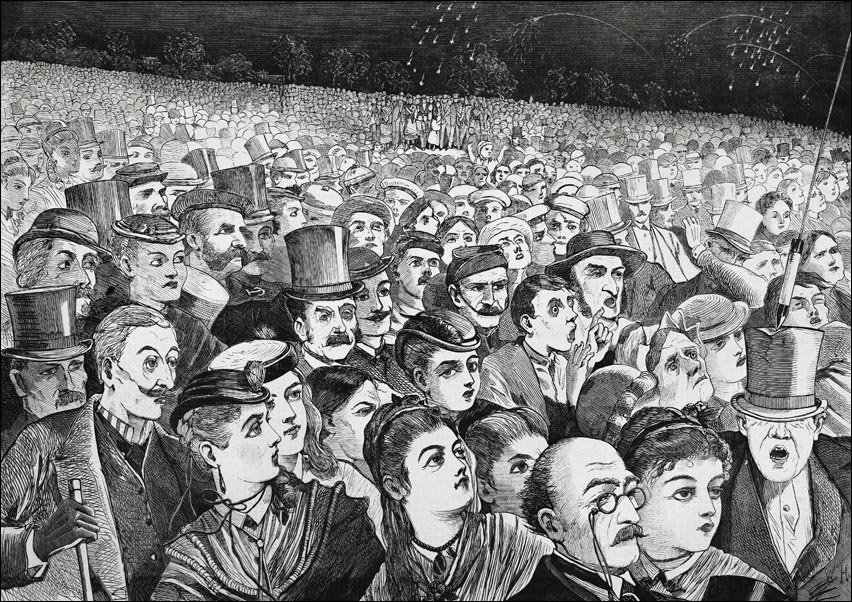 Galeria Plakatu, Plakat, Fireworks on the Night of the Fourth of July, Winslow Homer, 84,1x59,4 cm