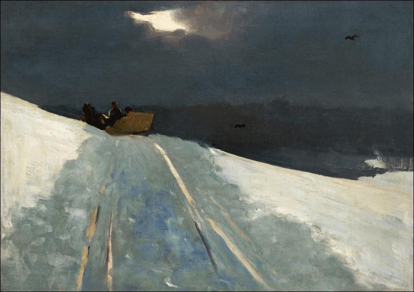 Galeria Plakatu, Plakat, Sleigh Ride, Winslow Homer, 80x60 cm