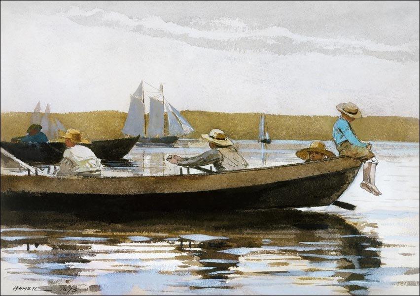 Galeria Plakatu, Plakat, Boys in a Dory, Winslow Homer, 29,7x21 cm