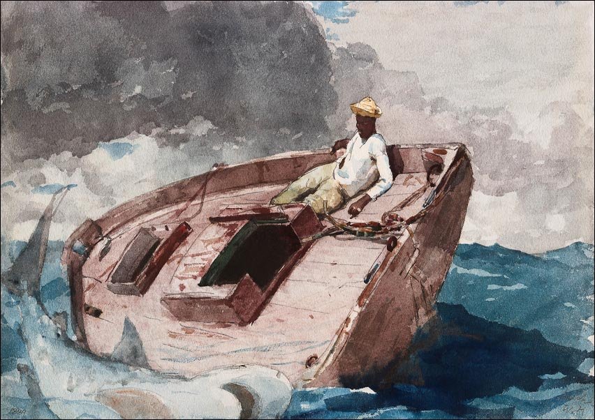 Galeria Plakatu, Plakat, The Gulf Stream, Winslow Homer, 50x40 cm