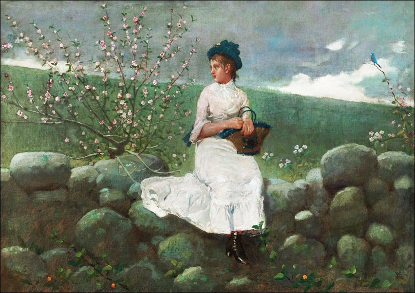 Galeria Plakatu, Plakat, Peach Blossoms, Winslow Homer, 40x30 cm