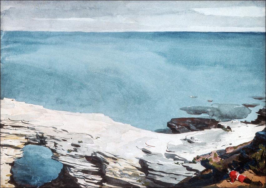 Galeria Plakatu, Plakat, Natural Bridge, Bermuda, Winslow Homer, 42x29,7 cm