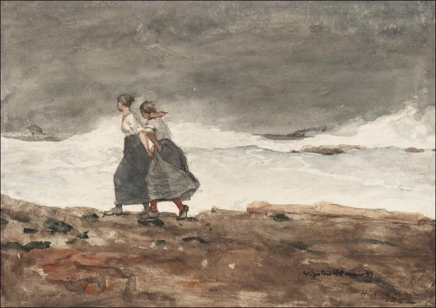 Galeria Plakatu, Plakat, Danger, Winslow Homer, 70x50 cm