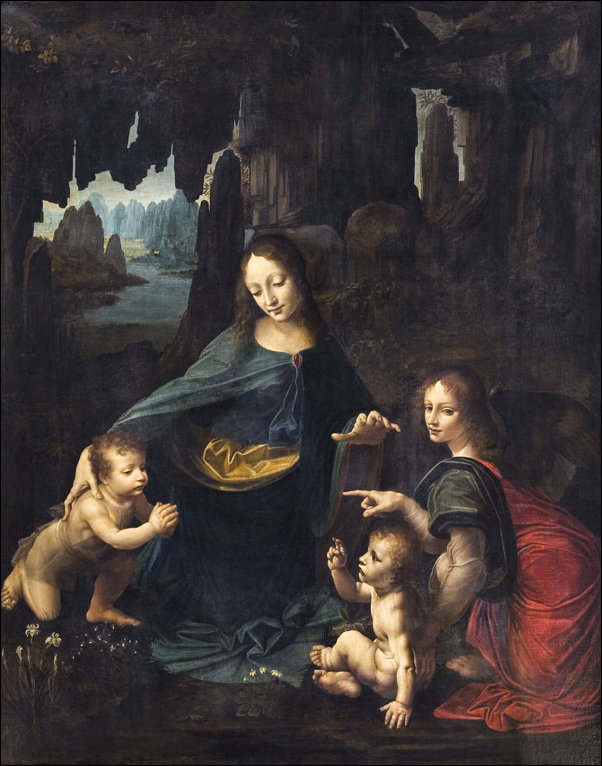 Galeria Plakatu, Plakat, The Virgin of the Rocks, Leonardo Da Vinci, 30x40 cm