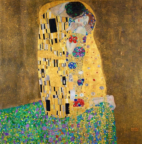 Galeria Plakatu, Plakat, Pocałunek, Gustav Klimt, 40x40 cm