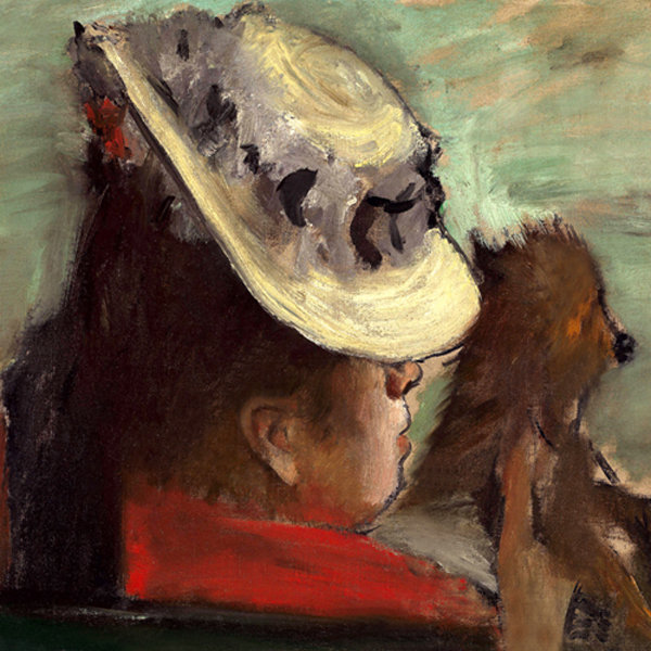 Galeria Plakatu, Plakat, Lady with a Dog, Edgar Degas, 40x40 cm