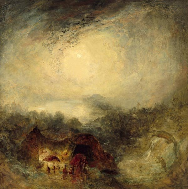 Galeria Plakatu, Plakat, The Evening of the Deluge, William Turner, 40x40 cm