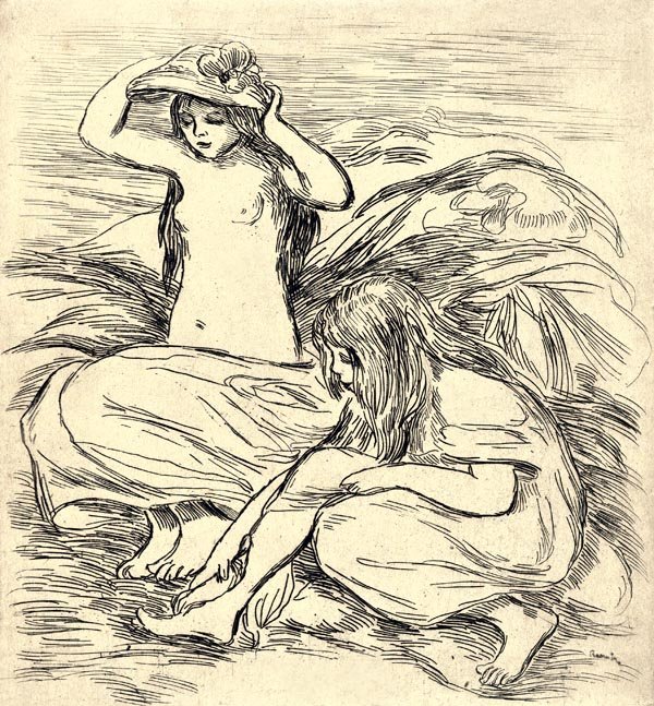 Galeria Plakatu, Plakat, The Two Bathers, Auguste Renoir, 40x40 cm