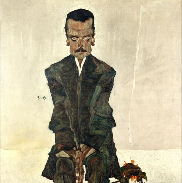 Galeria Plakatu, Plakat, Eduard Kosmack, Egon Schiele, 40x40 cm