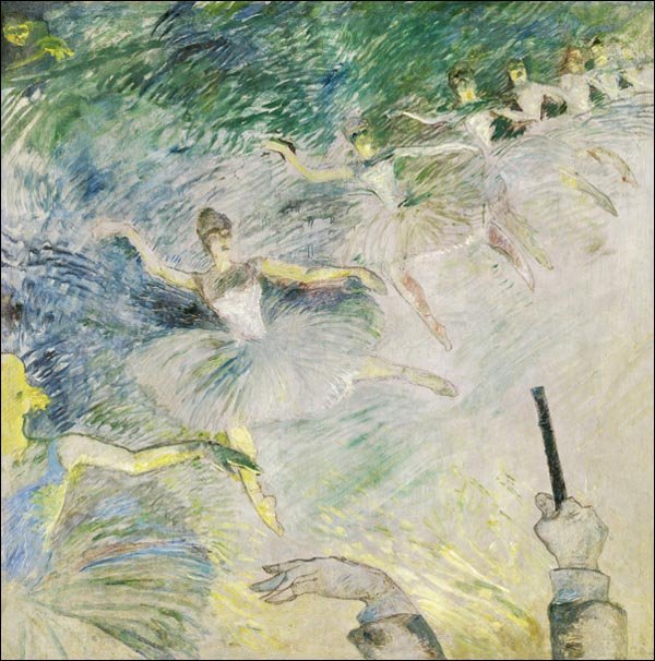 Galeria Plakatu, Plakat, Ballet Dancers, Henri De Toulouse-Lautrec, 40x40 cm