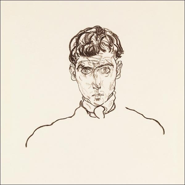 Galeria Plakatu, Plakat, Portrait of Paris von Gütersloh, Egon Shiele, 40x40 cm