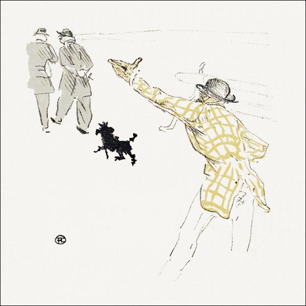 Galeria Plakatu, Plakat, Cover for Le Fardeau de la Liberté, Henri De Toulouse-Lautrec, 40x40 cm