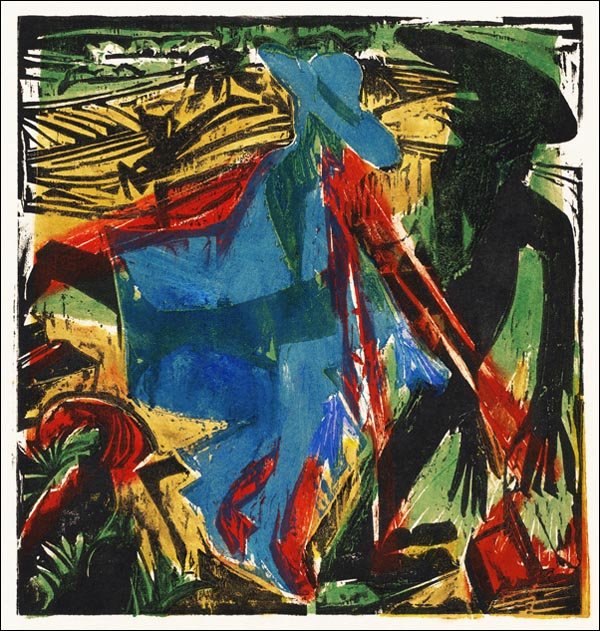 Galeria Plakatu, Peter Schlemihl’s Wondrous Story, Ernst Ludwig Kirchner, 40x40 cm