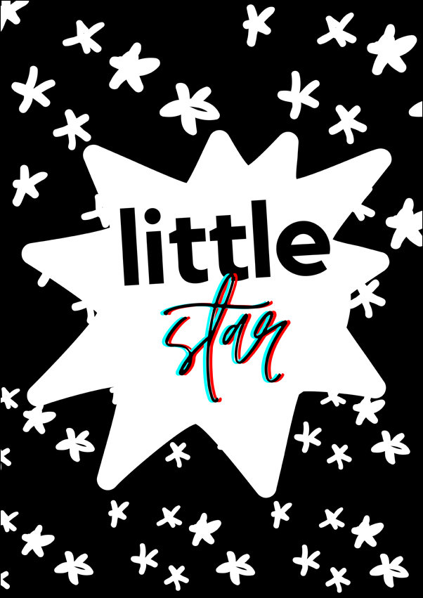 Galeria Plakatu, little star, 70x100 cm