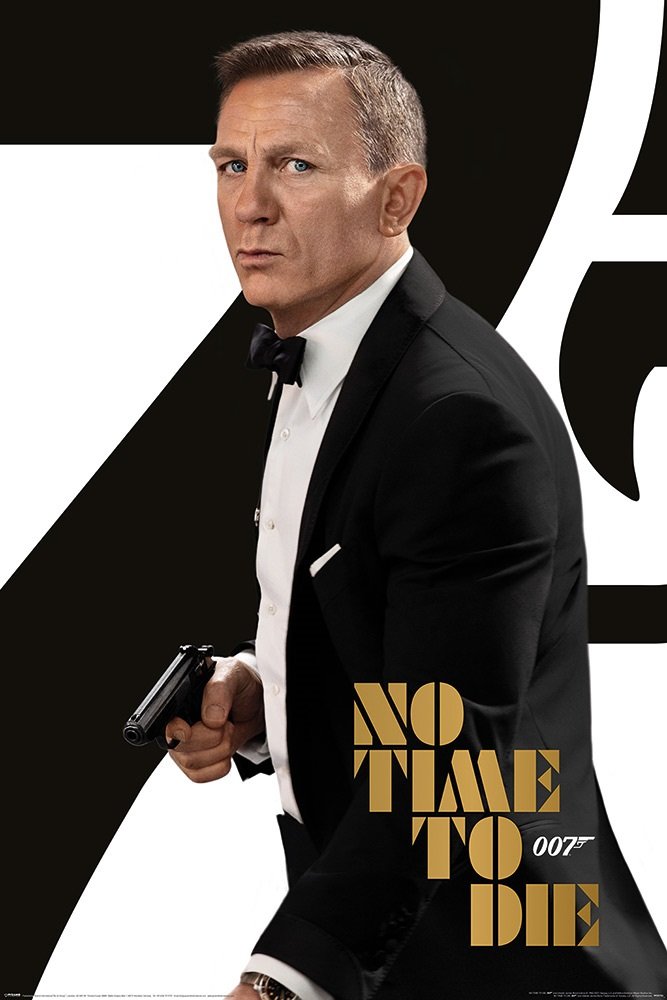 Galeria Plakatu, James Bond No Time To Die Smoking, 61x91,5 cm