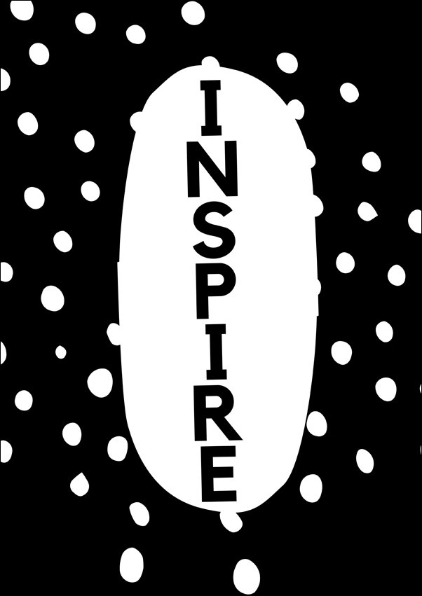 Galeria Plakatu, inspire, 40x50 cm