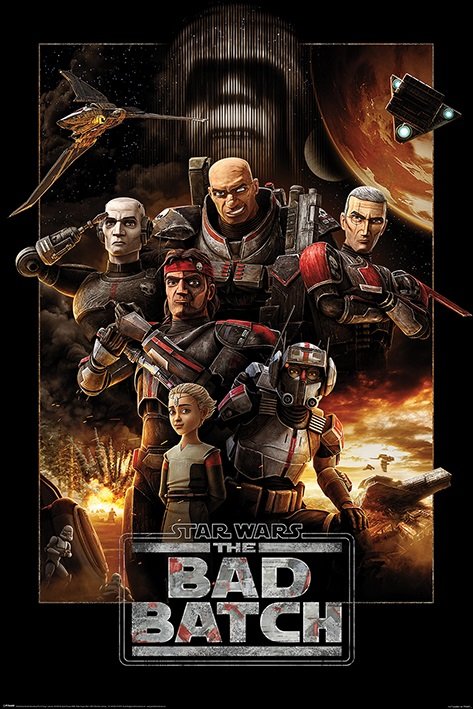 Galeria Plakatu, Plakat, Star Wars The Bad Batch Gwiezdne Wojny Parszywa zgraja, 61x91,5 cm