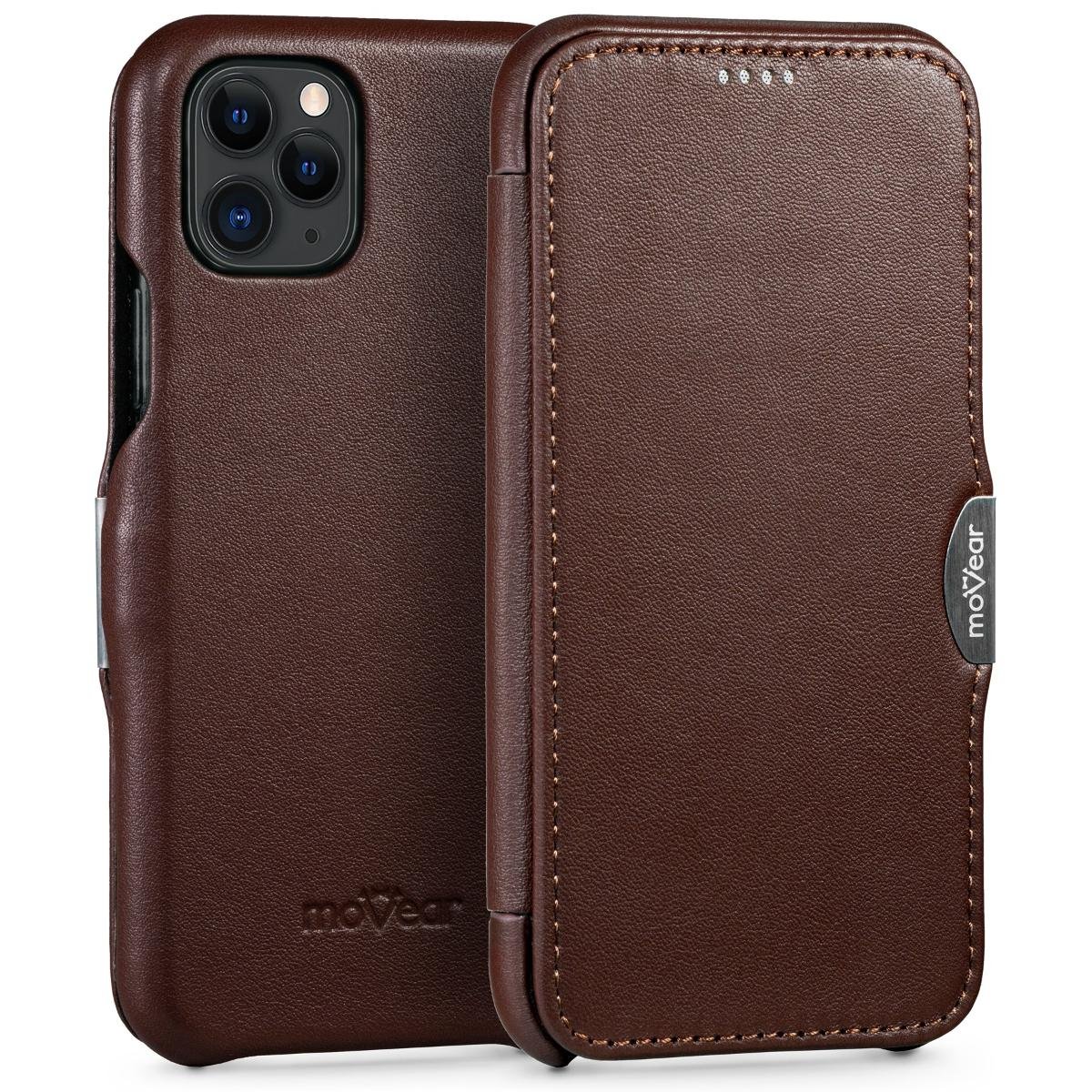 moVear flipSide C - Skórzane etui do Apple iPhone 11 Pro (5.8