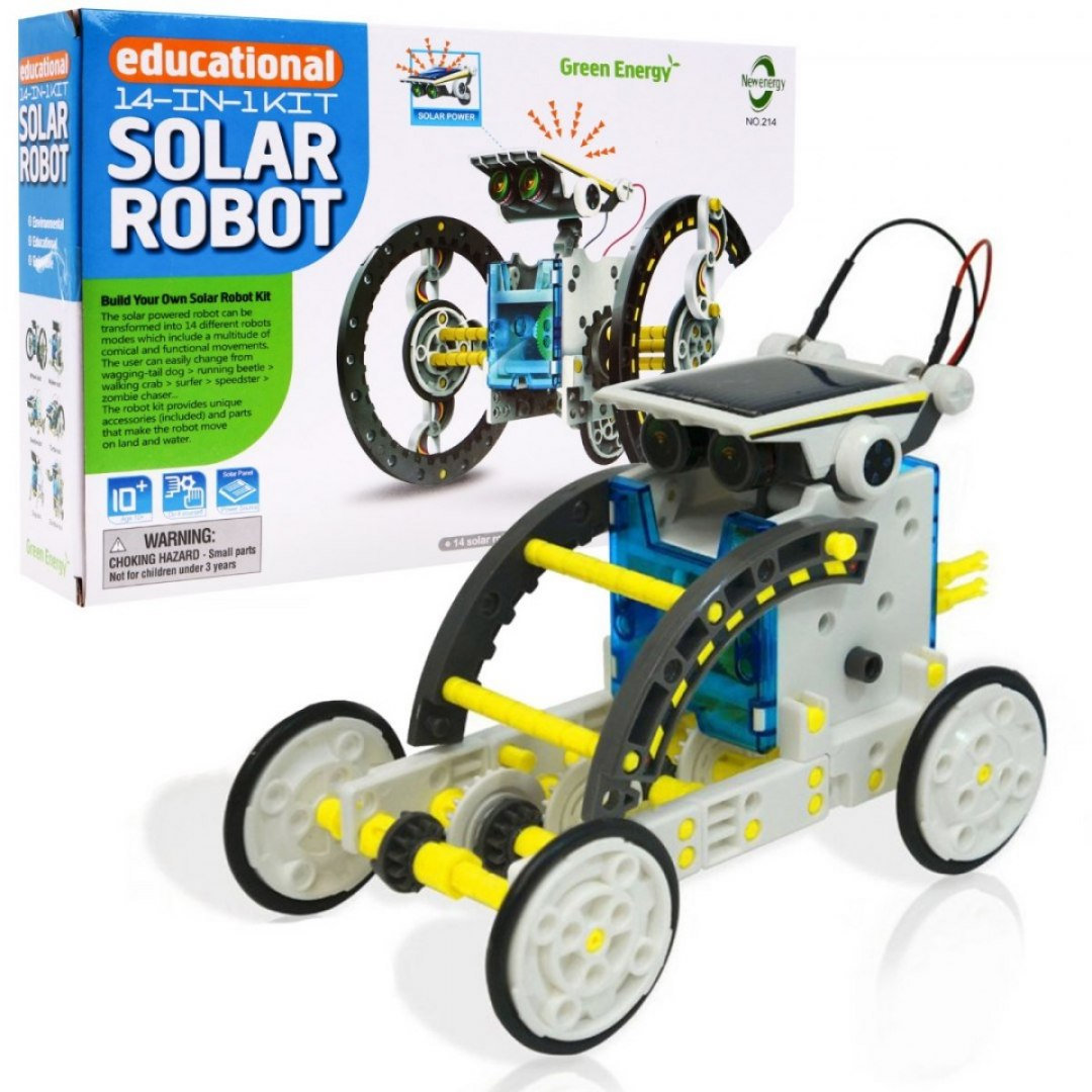zestaw 14w1 Robot Samochód Solarny edukacyjny