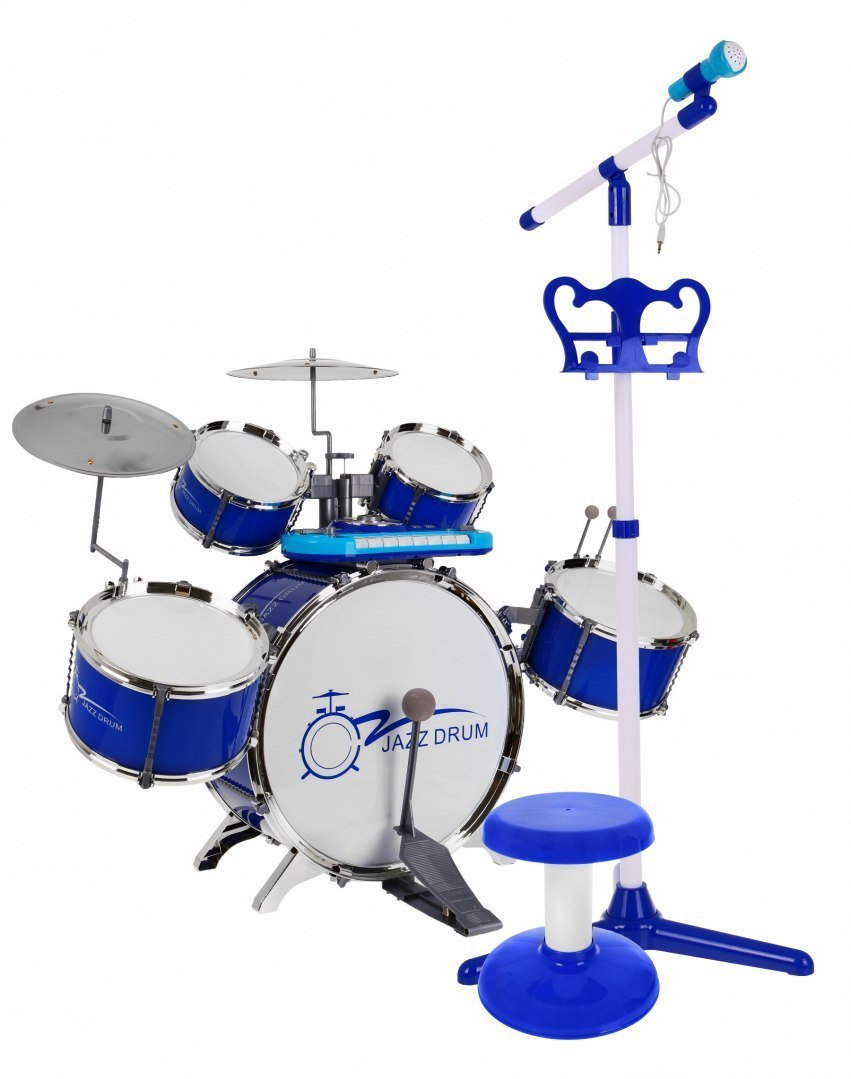 JAZZ DRUM JAZZ DRUM perkusja dla dzieci z keyboardem i mikrofonem (1704)
