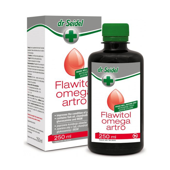 Dr Seidla Flawitol Omega Artro dla Psów 250ml