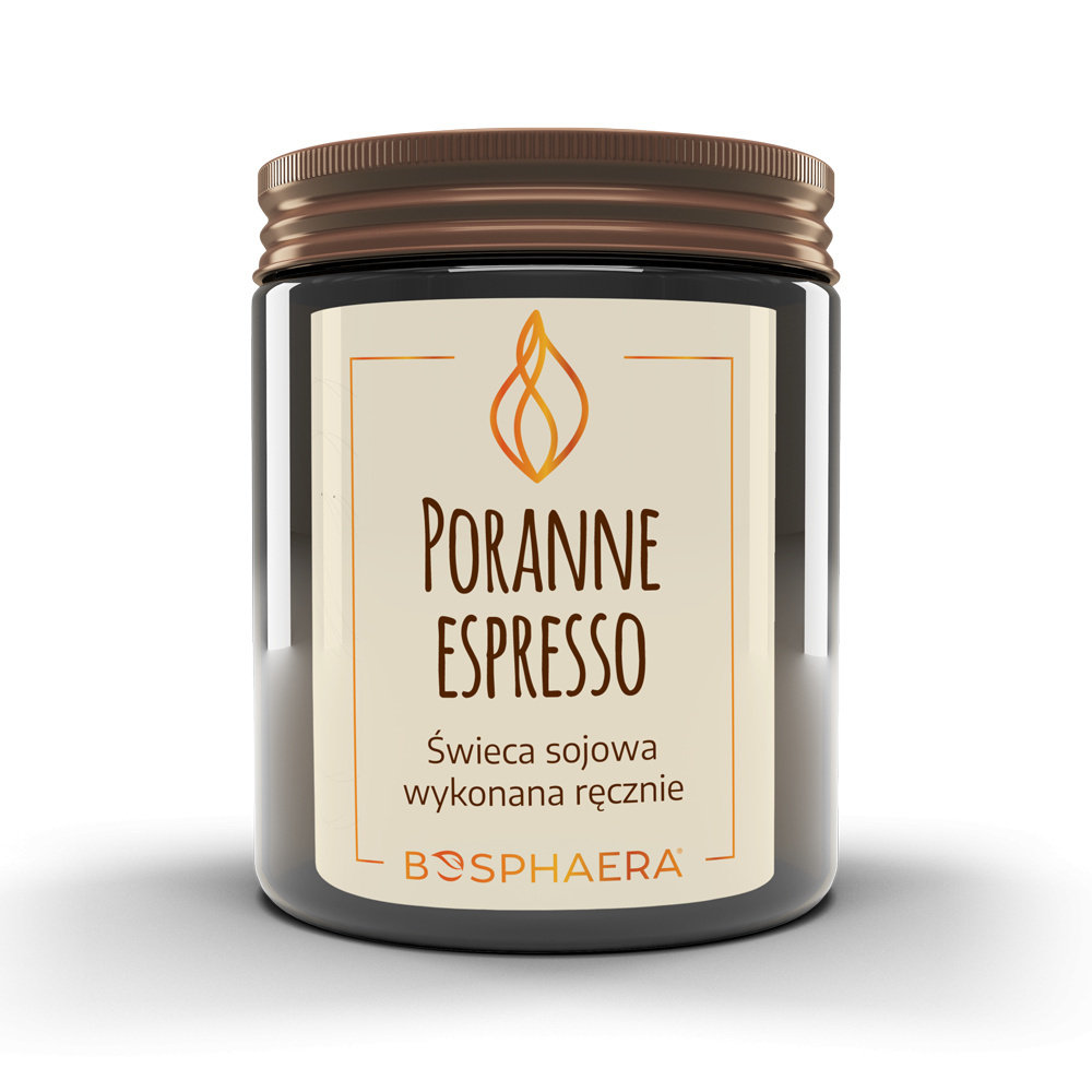 Bosphaera Świeca sojowa Poranne Espresso 190 g