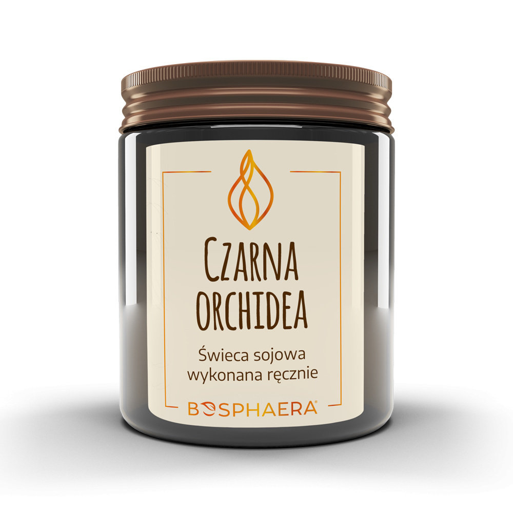 Bosphaera Świeca sojowa Czarna Orchidea 190 g